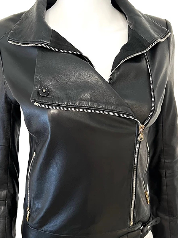 New York Swift Black Leather Jacket