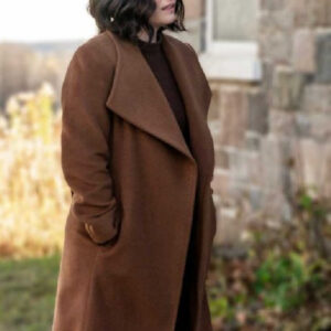 The Way Home 2023 Chyler Leigh Brown Trench Coat