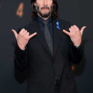 John Wick Chapter 4 Keanu Reeves Black Blazer