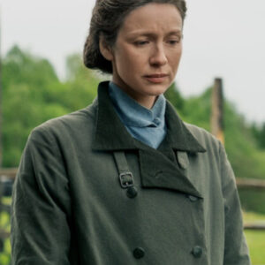 Outlander S07 Caitríona Balfe Green Coat