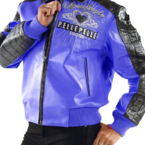 Pelle Pelle Avant Garde Blue 37 Years Strong Jacket