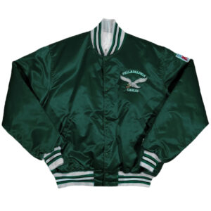Philadelphia Eagles Starter Green Satin Jacket