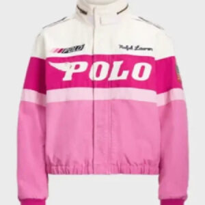 Ralph Lauren Polo Pink Racer Cotton Jacket