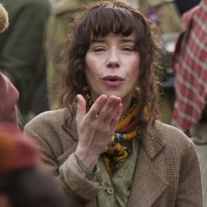 Sally Hawkins Wonka 2023 Brown Coat