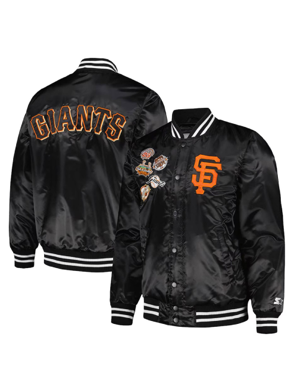 San Francisco Giants Black Patch Jacket