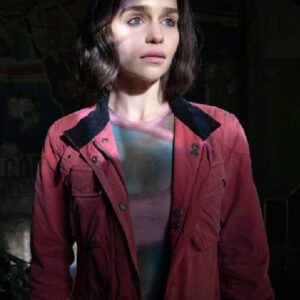 Secret Invasion 2023 Emilia Clarke Red Jacket