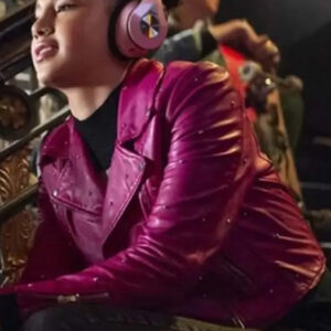 Sofia Wylie High School Musical Pink Leather Jacket