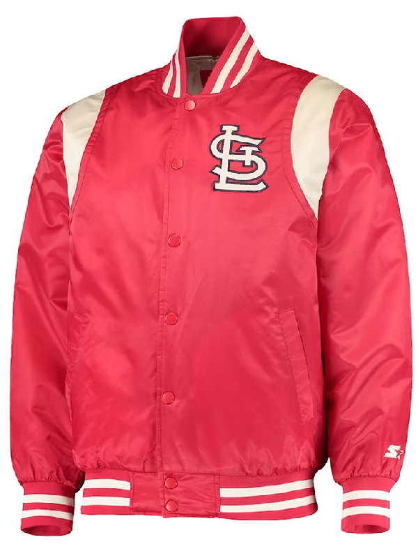 St. Louis Cardinals Red/Cream Satin Jacket