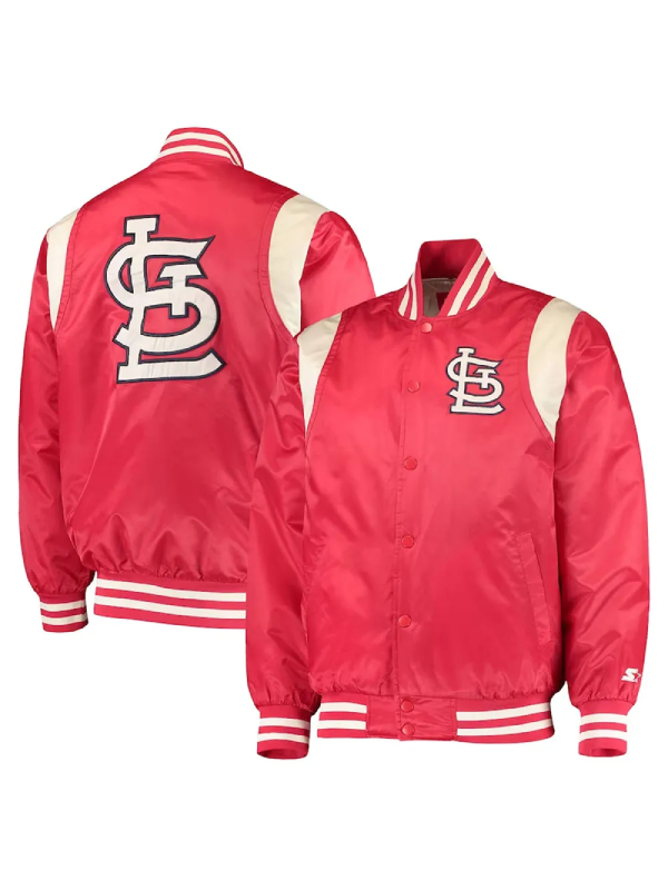 St. Louis Cardinals Red/Cream Satin Jacket
