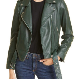 Tacoma Fd Hassie Harrison Green Leather Jacket