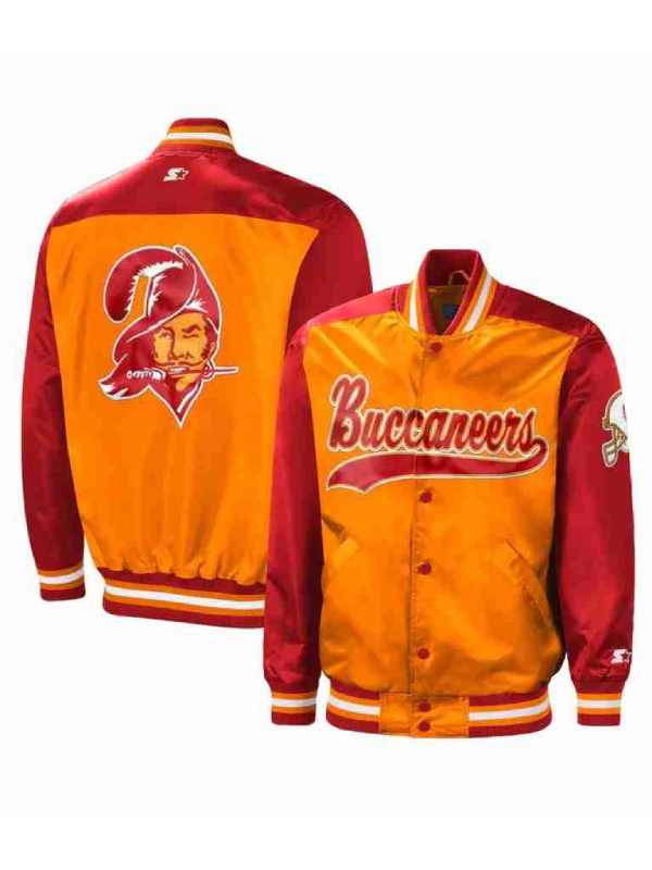 Tampa Bay Buccaneers Tradition Satin Jacket