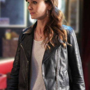 The Company You Keep 2023 Sarah Wayne Callies Black Leather Jacket