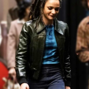 The Crowded Room 2023 Sasha Lane Leather Jacket