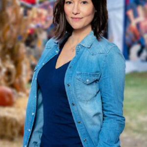 The Way Home 2023 Chyler Leig Blue Denim Jacket