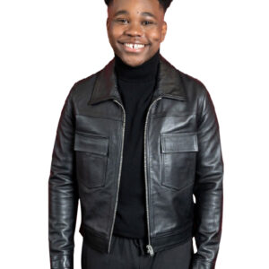 Till Event 2022 Jalyn Hall Black Leather Jacket