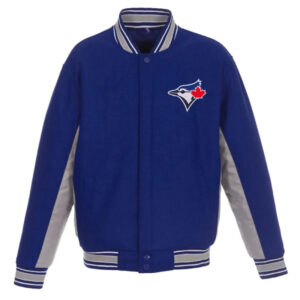 Toronto Blue Jays Accent Varsity Royal Wool Jacket