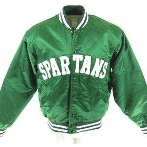 Vintage 70s Michigan State Spartans Satin Jacket