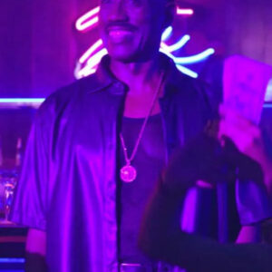 Wesley Snipes Back On The Strip Leather Jacket