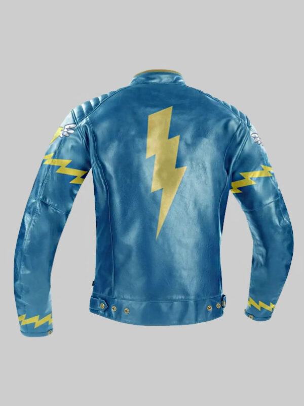 Wonderbolts Academy Rainbow Dash My Little Pony Blue Leather Jacket