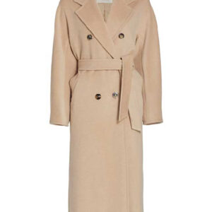 You S04 Kate Galvin Beige Double Breasted Coat