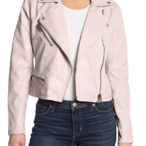Young Hungry S05 Emily Osment Pink Leather Jacket