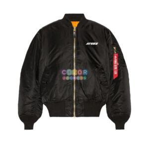 Ateez World Tour 2022 Ma 1 Flight Bomber Jacket