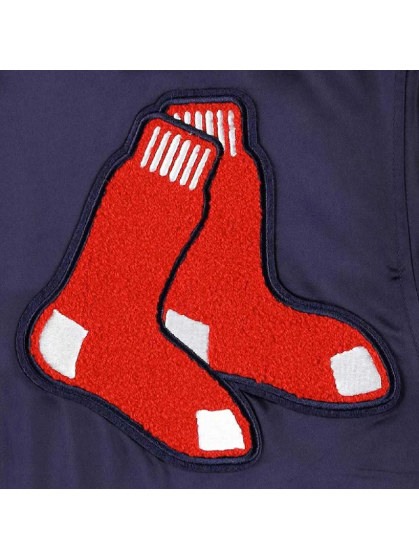 Boston Red Sox Mash Up Navy Satin Jacket