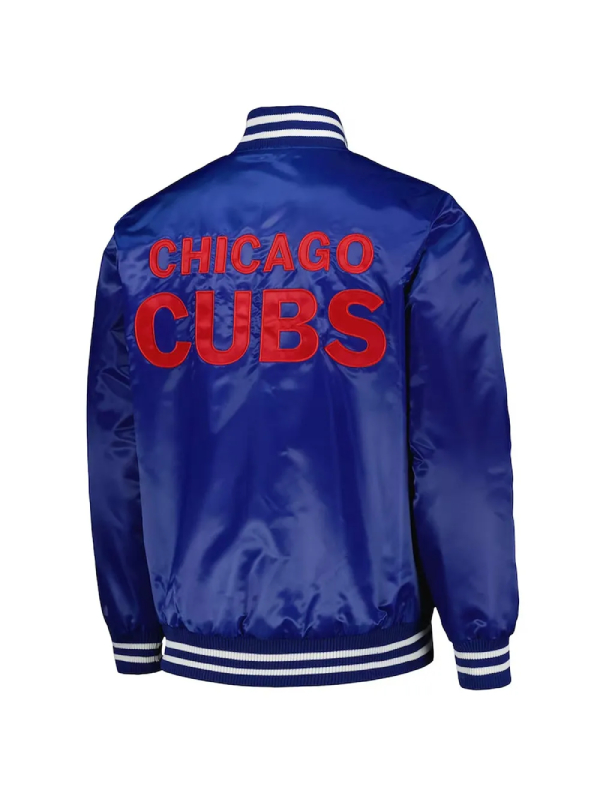 Chicago Cubs Patch Royal Jacket