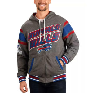 Gray Buffalo Bills Extreme Hoodie