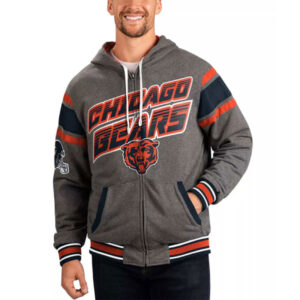 Gray Chicago Bears Extreme Hoodie