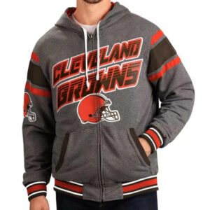 Gray Cleveland Browns Extreme Hoodie