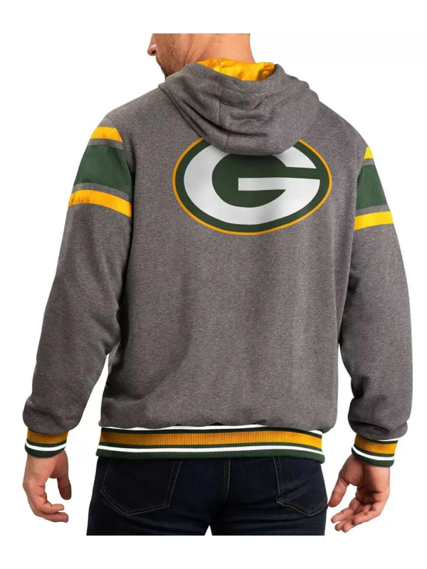 Gray Green Bay Packers Extreme Hoodie