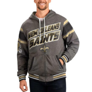 Gray New Orleans Saints Extreme Hoodie