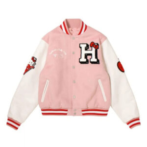 Hello Kitty Apples H Letterman Jacket