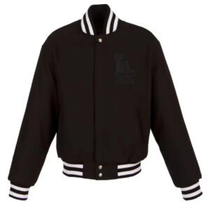 La Dodgers Black Varsity All Wool Jacket