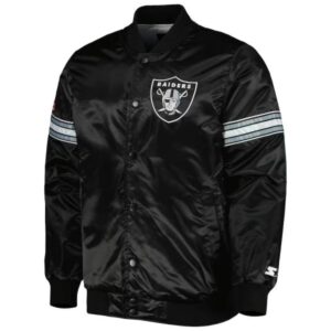 Las Vegas Raiders Starter The Pick And Roll Full Snap Jacket