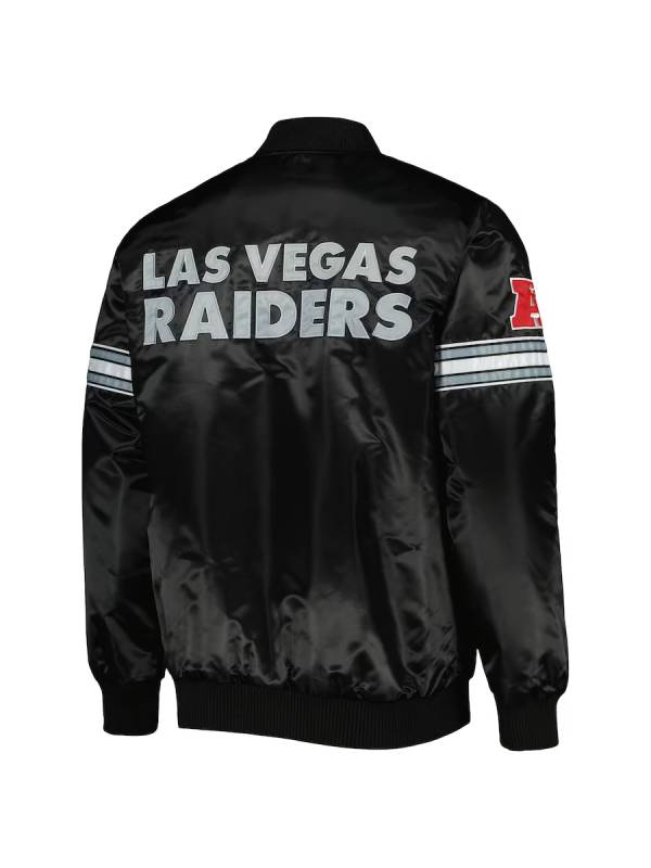 Las Vegas Raiders Starter The Pick and Roll Black Jacket