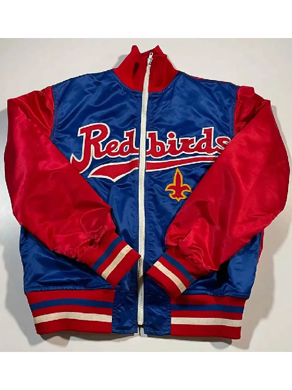 NFL Louisville Redbirds Minors Rare Team Satin Jacket | Fortune Jackets