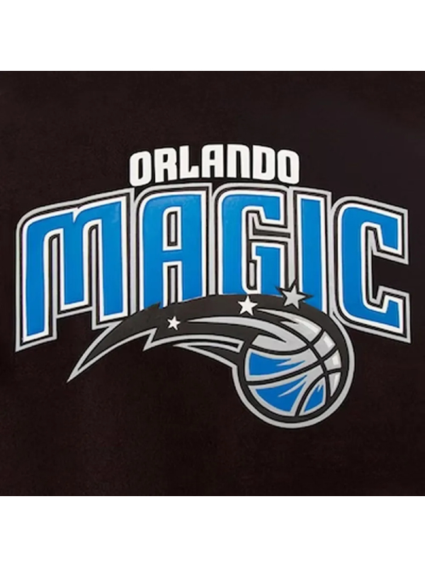 Orlando Magic Black And White Varsity Jacket