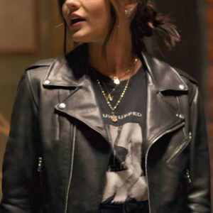 Puppy Love 2023 Lucy Hale Leather Jacket