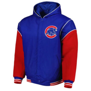 Royal Red Chicago Cubs Hoodie Jacket