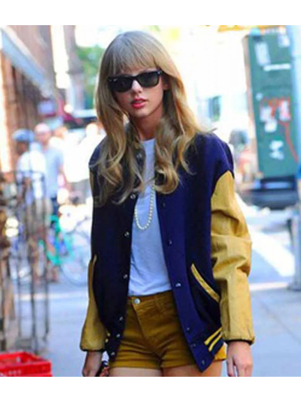 Taylor Swift Varsity Blue And Yellow Jacket