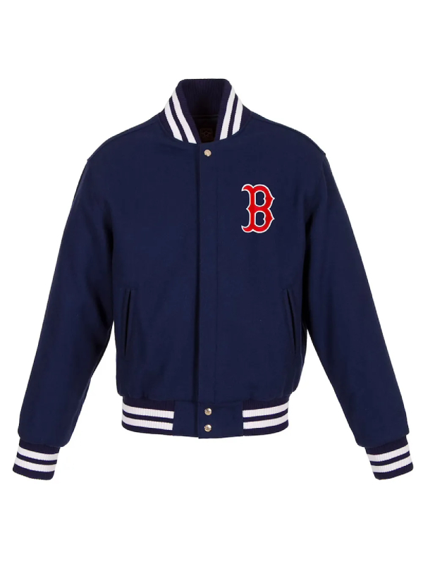 Boston Red Sox Navy Varsity Wool Jacket