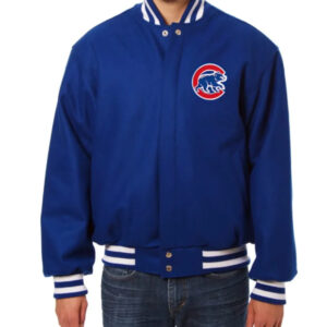 Chicago Cubs Royal Varsity Wool Jacket