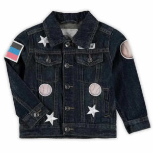 Miami Marlins Toddler Button Up Denim Jacket