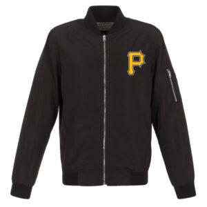 Pittsburgh Pirates Bomber Lightweight Nylon Jacket