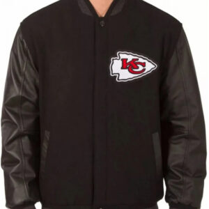 Varsity Kansas City Chiefs Black Jacket