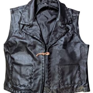 James Drury The Virginian Cowboy Leather Vest