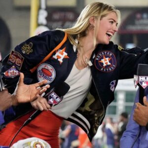 Kate Upton Houston Astros World Series 2022 Blue Jacket