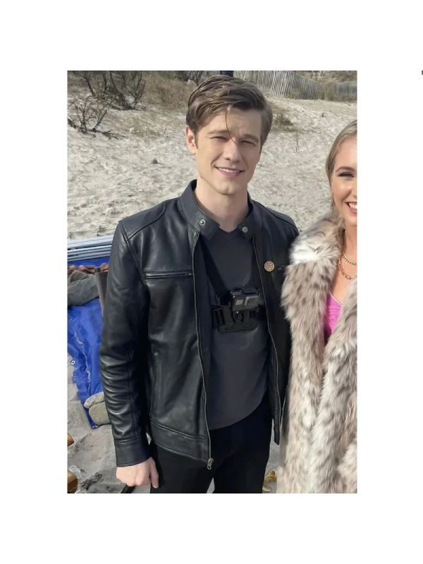 Lucas Till The Collective Leather Jacket